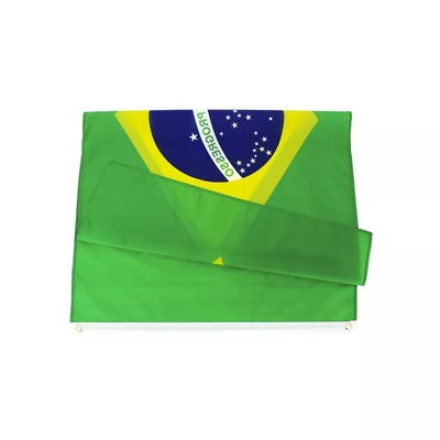 उच्च गुणवत्ता कस्टम ब्राजील झंडे 3x5Ft 100D पॉलिएस्टर झंडे