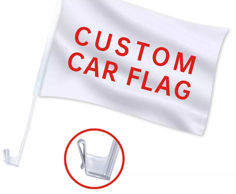 कस्टम पॉलिएस्टर कार की खिड़की सजावटी झंडे कस्टम इंग्लैंड कार झंडे