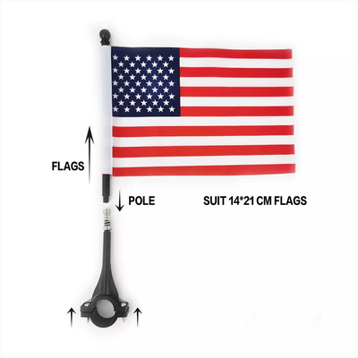 पॉलिएस्टर कस्टम मोटरसाइकिल झंडे पैनटोन रंग उच्च बनाने की क्रिया कार झंडा