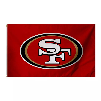 Custom NFL SF San Francisco 49ers Football Team Flags 3x5ft Flags Eco Frendly
