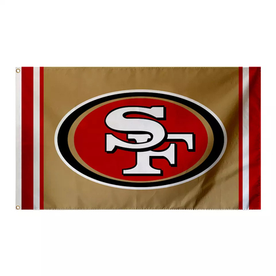Custom NFL SF San Francisco 49ers Football Team Flags 3x5ft Flags Eco Frendly